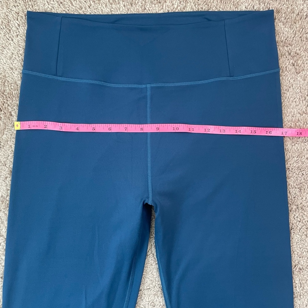 Girlfriend Collective Cleo Bra and High-Rise Leggings Set Size XXL Blue Green - Picture 11 of 16